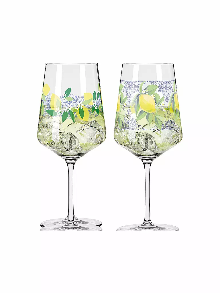 RITZENHOFF | Aperitifglas Set 2tlg. SOMMERTAU LIMONCELLO # 21 #22 | gelb