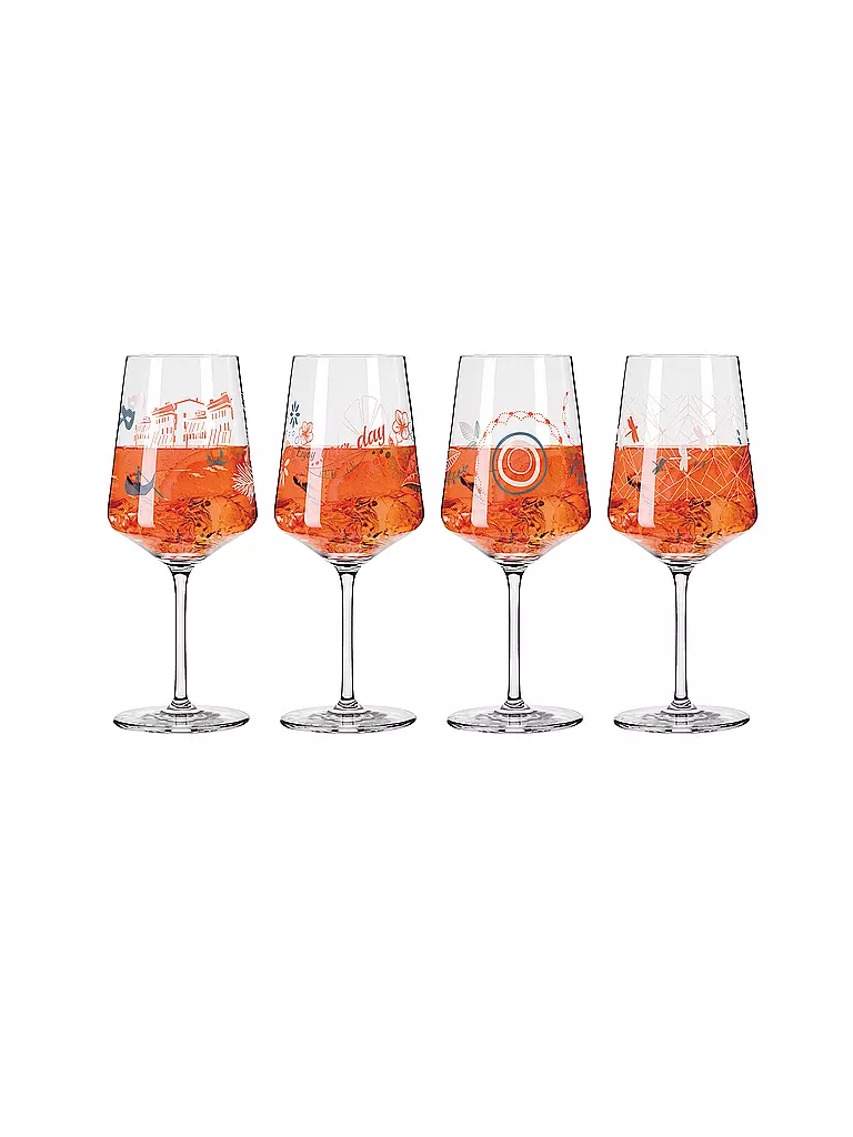 RITZENHOFF | Aperitifglas Set 4er SOMMERRAUSCH Aperizzo | orange