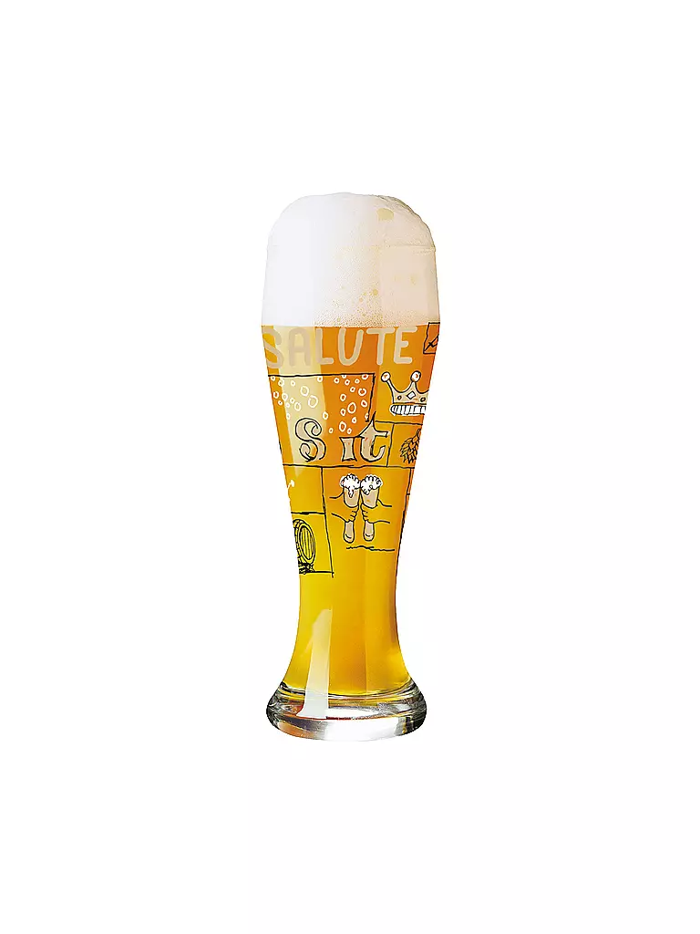 RITZENHOFF | Biergläser Set 2er Weizenbier 2x645ml | bunt