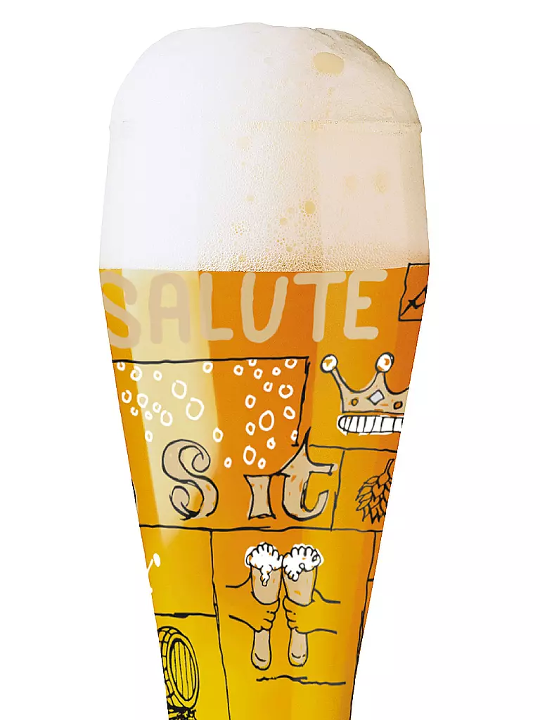 RITZENHOFF | Biergläser Set 2er Weizenbier 2x645ml | bunt
