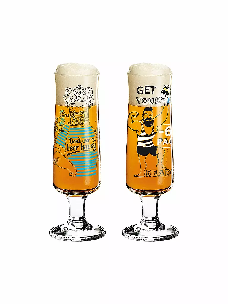 RITZENHOFF | Bierglas 2er Set Beer 390ml | bunt