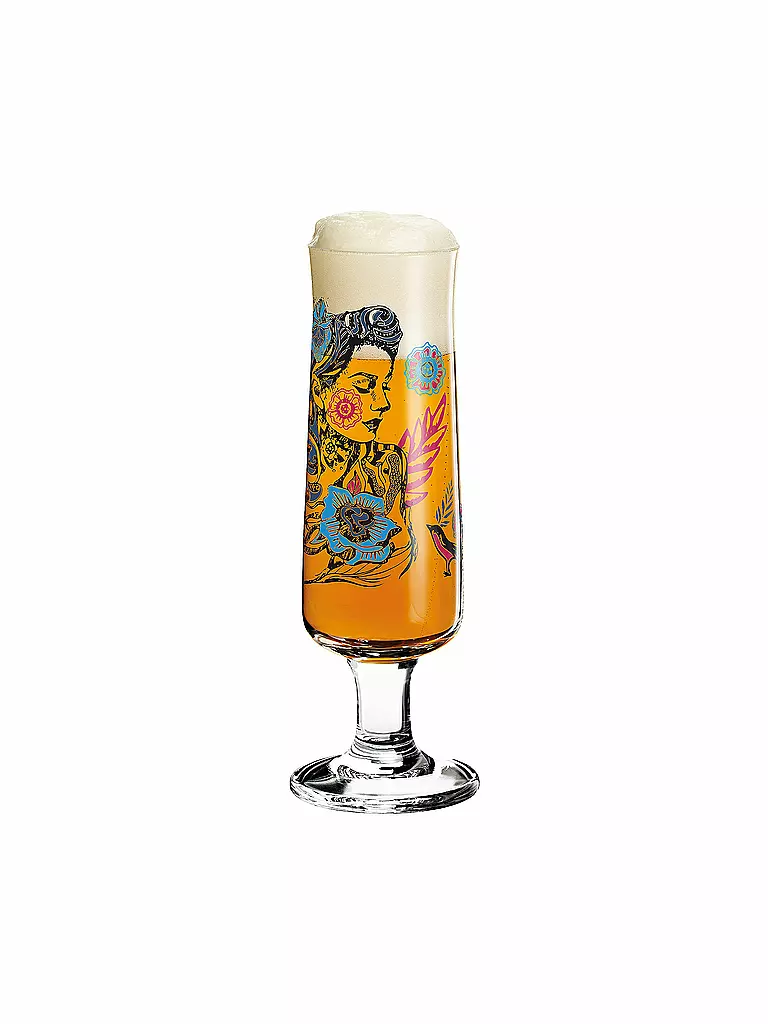 RITZENHOFF | Bierglas 4er Set Pils Werner Bohr | bunt