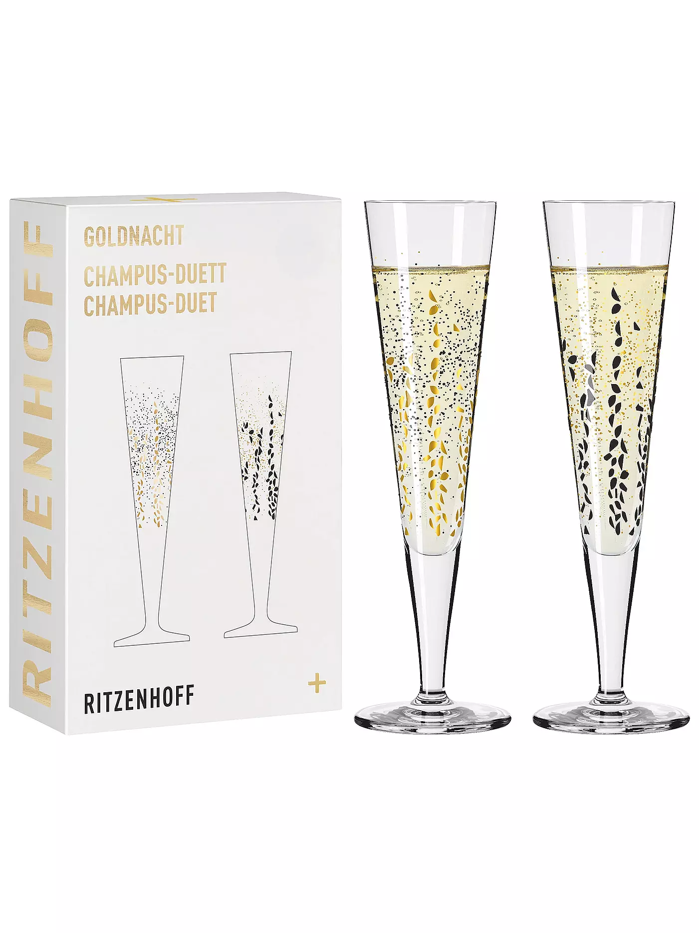 Ritzenhoff Champus Goldnacht Champagnerglas 009 Blossoms By Kühnertová