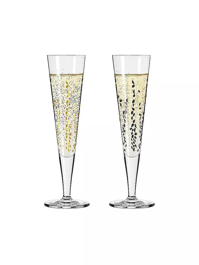 RITZENHOFF | Champagnerglas 2er Set Goldnacht H23 2023 Romi Bohnenberg | gold