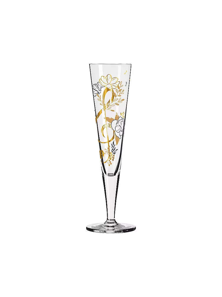 RITZENHOFF | Champagnerglas Goldnacht # 45/12 Melina Sparschu | gold