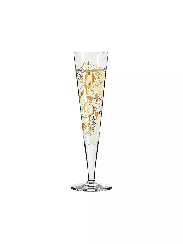 RITZENHOFF | Champagnerglas Goldnacht # 45/12 Melina Sparschu | gold