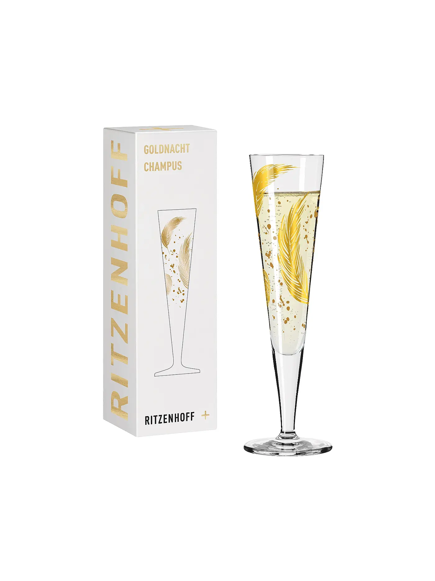RITZENHOFF | Champagnerglas Goldnacht Champus #42 Andrea Arnolt 2024 | gold