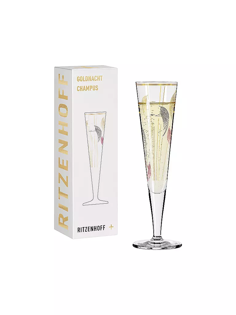 RITZENHOFF | Champagnerglas Goldnacht Champus  #18 Concetta Lorenzo 2021  | gold