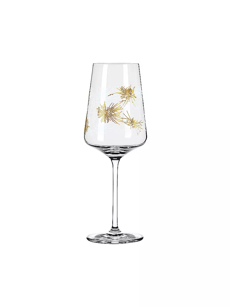 RITZENHOFF | Champagnerglas Set 2er " Champus on Ice " Kristallreif 2x400ml | gold