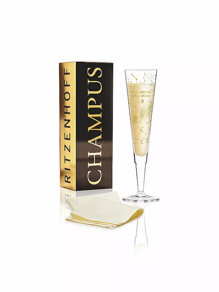 RITZENHOFF | Champus Champagnerglas (Selli Coradazzi - Frühjahr 2019) | gold
