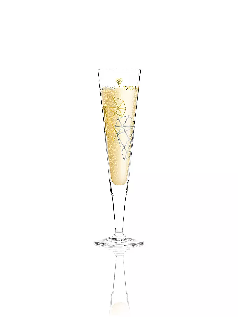 RITZENHOFF | Champus Design - Champagnerglas -  Angela Schiewer (Herbst 2018) 1070264 | gold