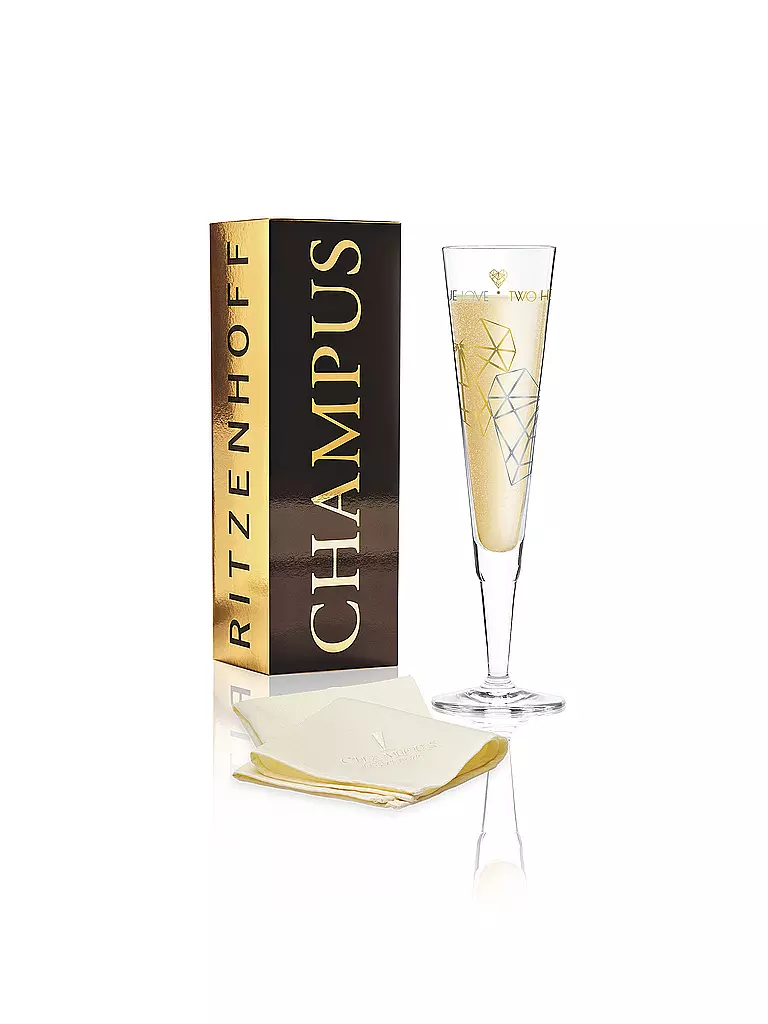 RITZENHOFF | Champus Design - Champagnerglas -  Angela Schiewer (Herbst 2018) 1070264 | gold