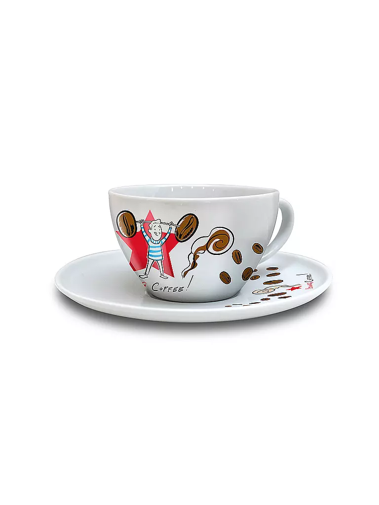 RITZENHOFF | Coffee Love Design Cappuccinotasse mit Untertasse - Ian David Marsden | bunt