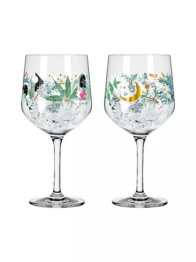 RITZENHOFF | Gin Glas 2-er Set BOTANIC GLAMOUR #7 #8 Good Wives | bunt