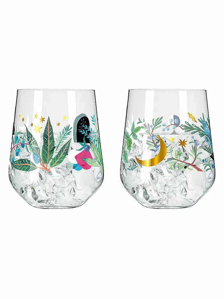 RITZENHOFF | Gin Tumbler 2-er Set BOTANIC GLAMOUR #7 #8 Good Wives | bunt