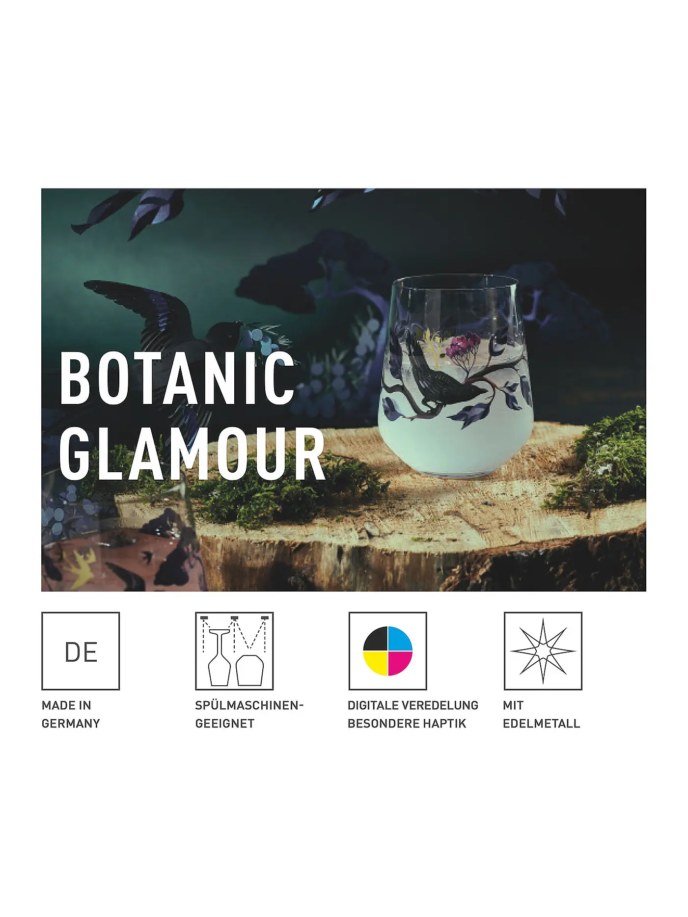 RITZENHOFF | Gin Tumbler 2-er Set BOTANIC GLAMOUR #7 #8 Good Wives | bunt