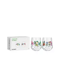 RITZENHOFF | Gin Tumbler 2-er Set BOTANIC LIGHTS #9 #10 Olaf Hajek 2024 | Bunt