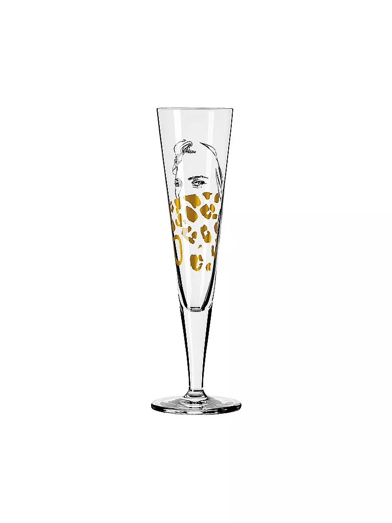 RITZENHOFF | Goldnacht Champus Champagnerglas #11 Peter Pichler 2020  | gold