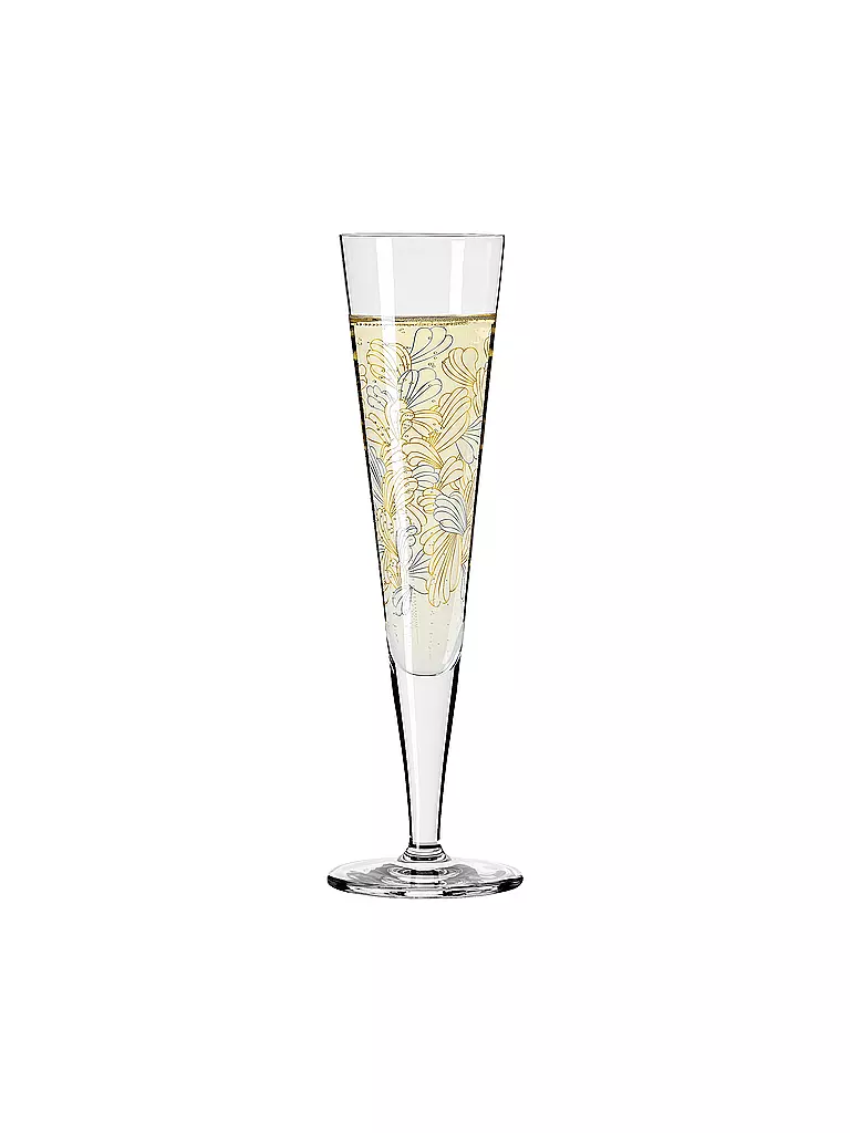 RITZENHOFF | Goldnacht Champus Champagnerglas #9 Lenka Kühnertova 2020  | gold
