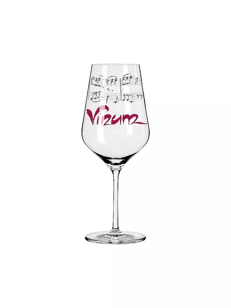 RITZENHOFF | Herzkristall Rotweinglas #2 Annett Wurm 2015 | rot