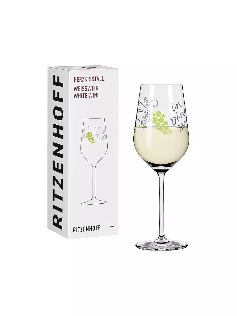 RITZENHOFF | Herzkristall Weissweinglas #2 Nicole Winter 2014 | weiß