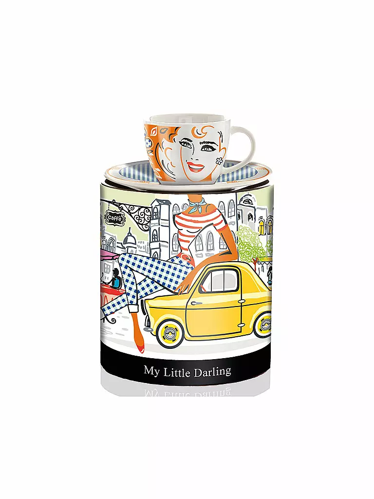 RITZENHOFF | My Little Darling Design Espressotasse mit Untertasse - Michal Shalev (Herbst 2015) | bunt