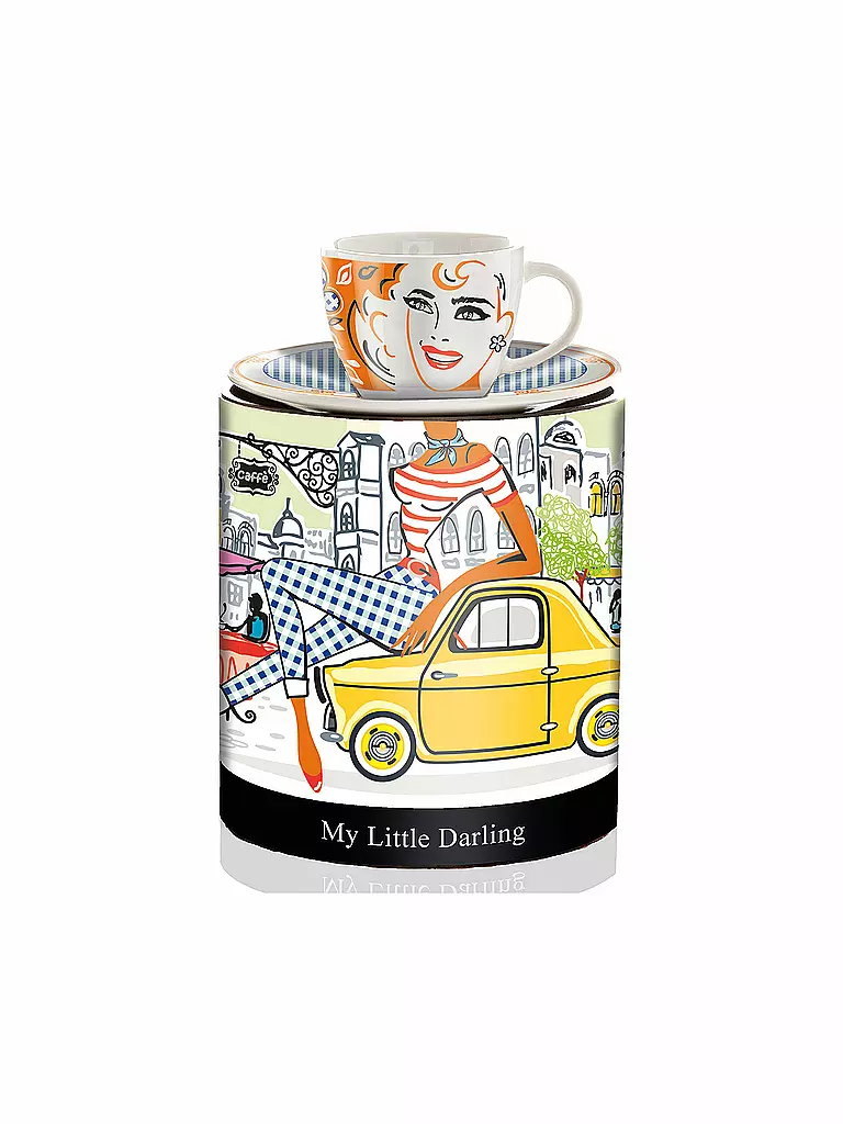 RITZENHOFF | My Little Darling Design Espressotasse mit Untertasse - Michal Shalev (Herbst 2015) | bunt