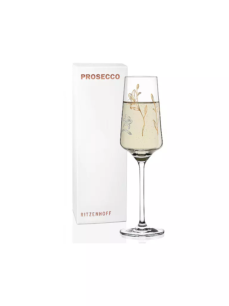 RITZENHOFF | Prosecco Proseccoglas von Marvin Benzoni (Fleur de Lis) | gold
