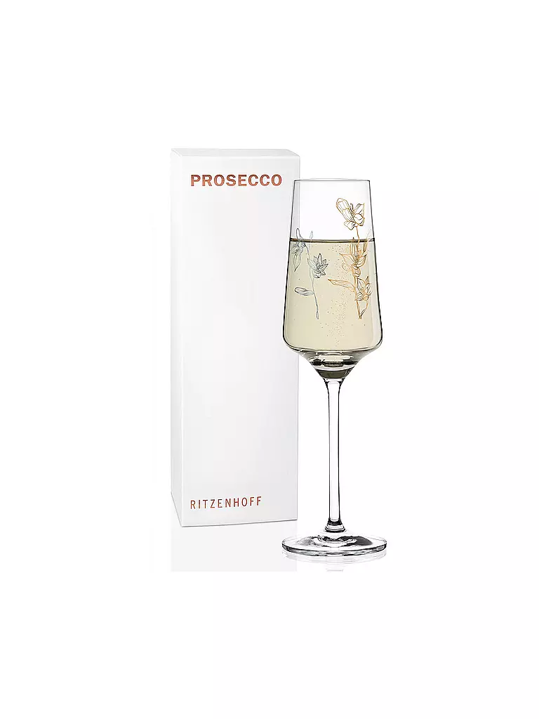 RITZENHOFF | Prosecco Proseccoglas von Marvin Benzoni (Orchids) | gold