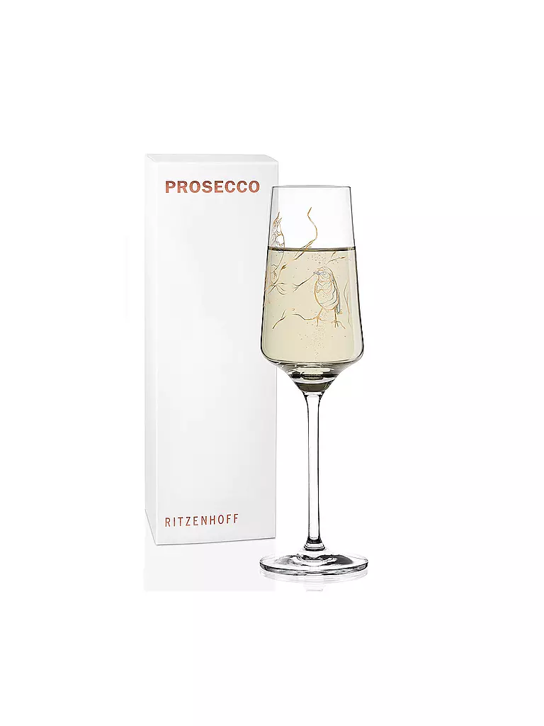 RITZENHOFF | Prosecco Proseccoglas von Marvin Benzoni (Sparrows) | gold