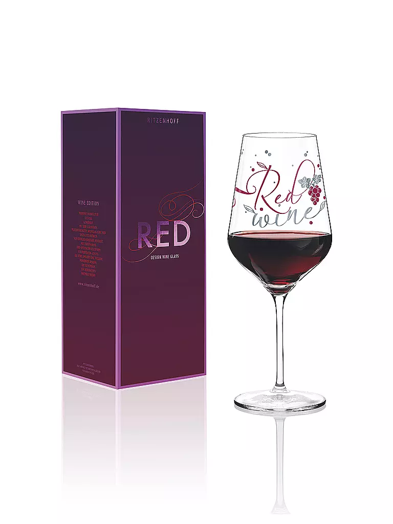 RITZENHOFF | Red Design - Rotweinglas - Kathrin Stockebrand (Herbst 2018) 3000032 | bunt