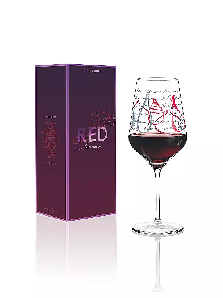 RITZENHOFF | Red Design - Rotweinglas - Virginia Romo (Herbst 2018) 3000031 | bunt