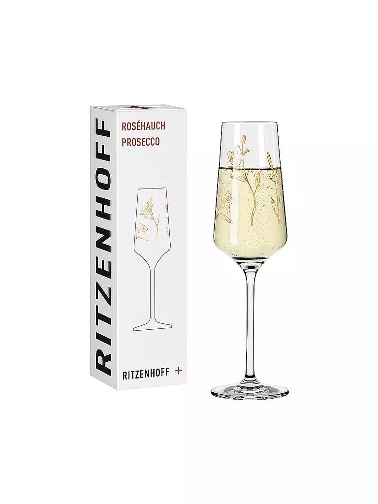 RITZENHOFF | Sektglas - Proseccoglas Rosehauch #4 Marvin Benzoni 2020 | gold