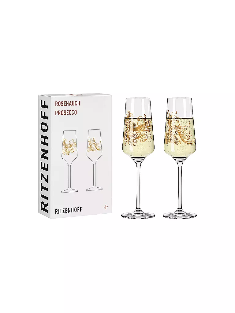 RITZENHOFF | Sektglas - Proseccoglas Rosehauch Set 2er Si Scott 2021 | gold