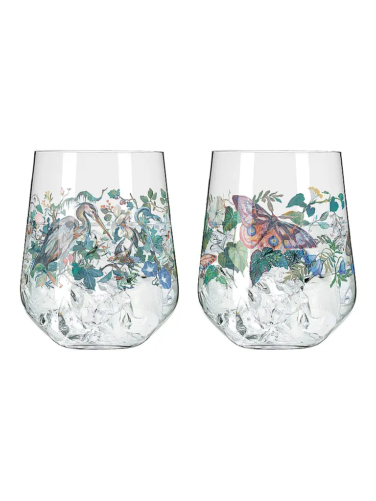 RITZENHOFF | Tumbler Set 2tlg. SCHATTENFAUNA GIN TUMBLER #7 #8 | bunt