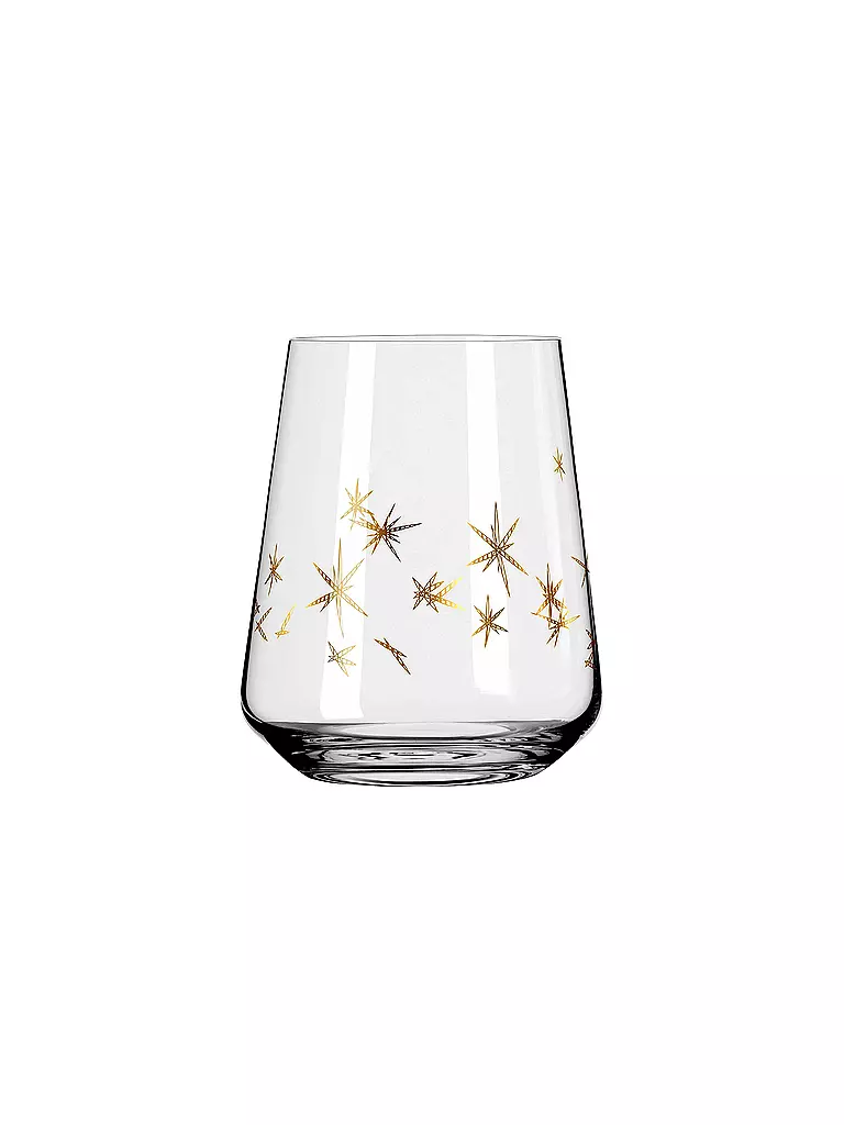 RITZENHOFF | Wasserglas 2er Set Sterne CELEBRATION DELUXE | gold