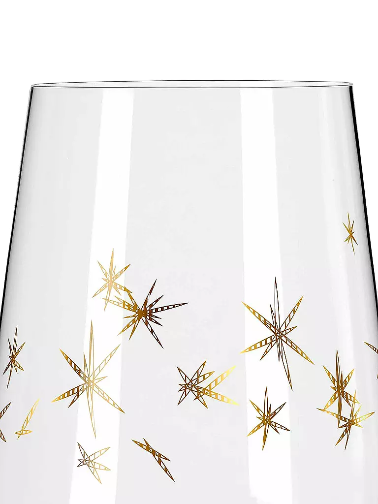 RITZENHOFF | Wasserglas 2er Set Sterne CELEBRATION DELUXE | gold