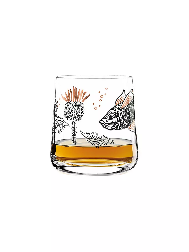 RITZENHOFF | WHISKY Whiskyglas von Olaf Hajek (Guardian Thistle) | schwarz