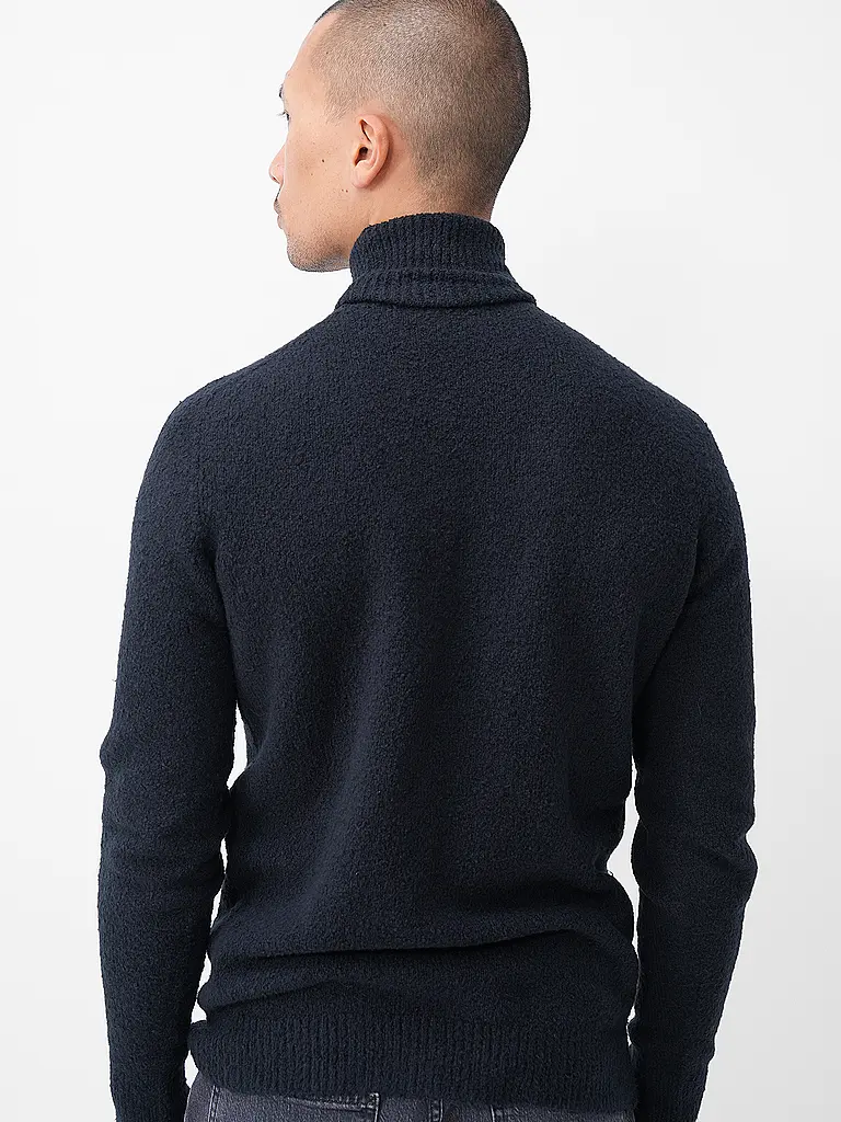 ROBERTO COLLINA | Rollkragenpullover  | Schwarz