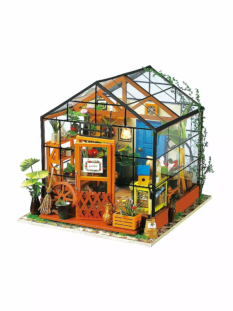 ROBOTIME | 3D Konstruktion - Cathy's Flower House DG104 Greenhouse Miniature | keine Farbe