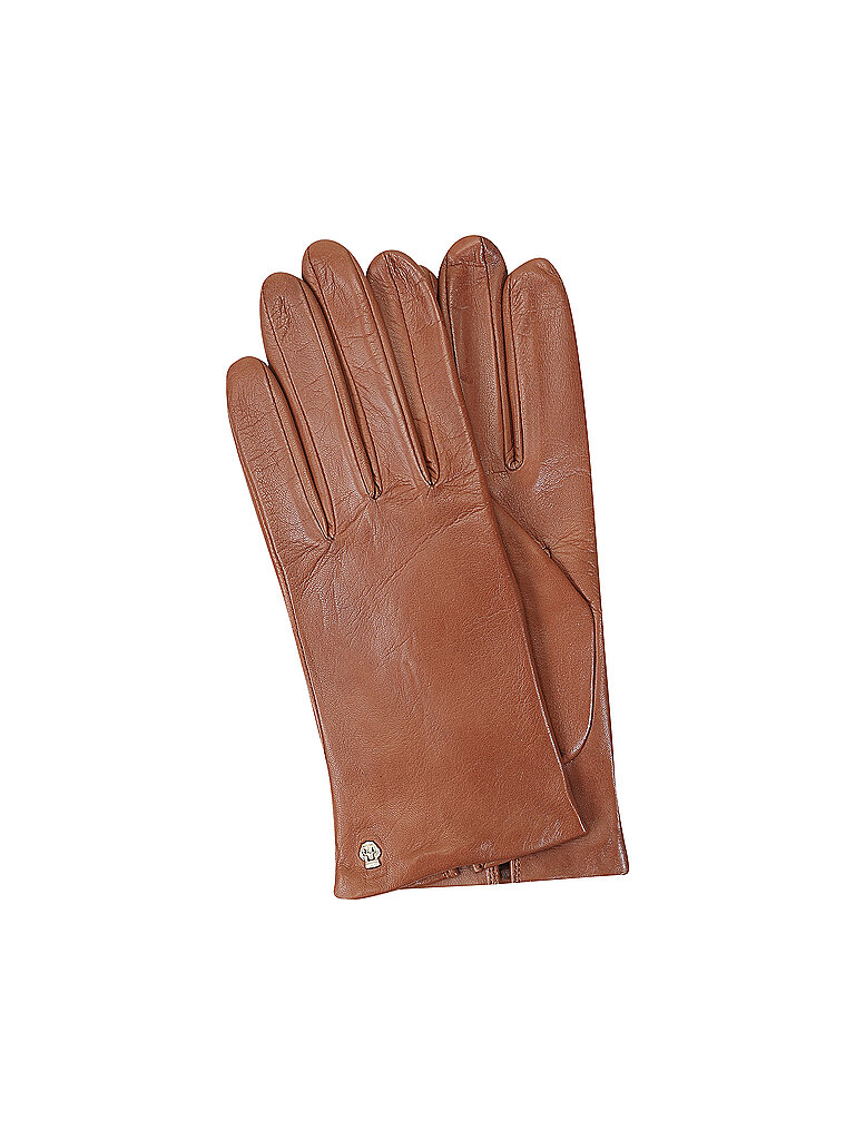ROECKL Lederhandschuhe braun | Damen | Größe: 8,5 | 11011-3040