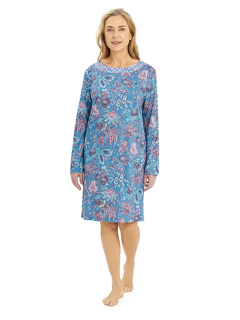 ROESCH | Nachthemd - Sleepshirt  | petrol