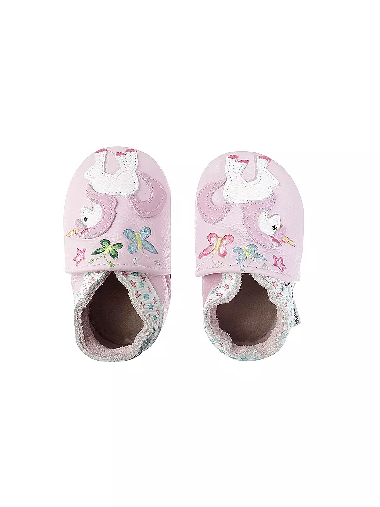 ROSE ET CHOCOLAT | Krabbelschuhe "Unicorn" | rosa