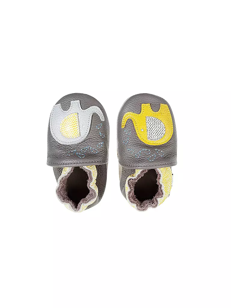 ROSE ET CHOCOLAT | Krabbelschuhe "Zig Zag - Elephant" | 