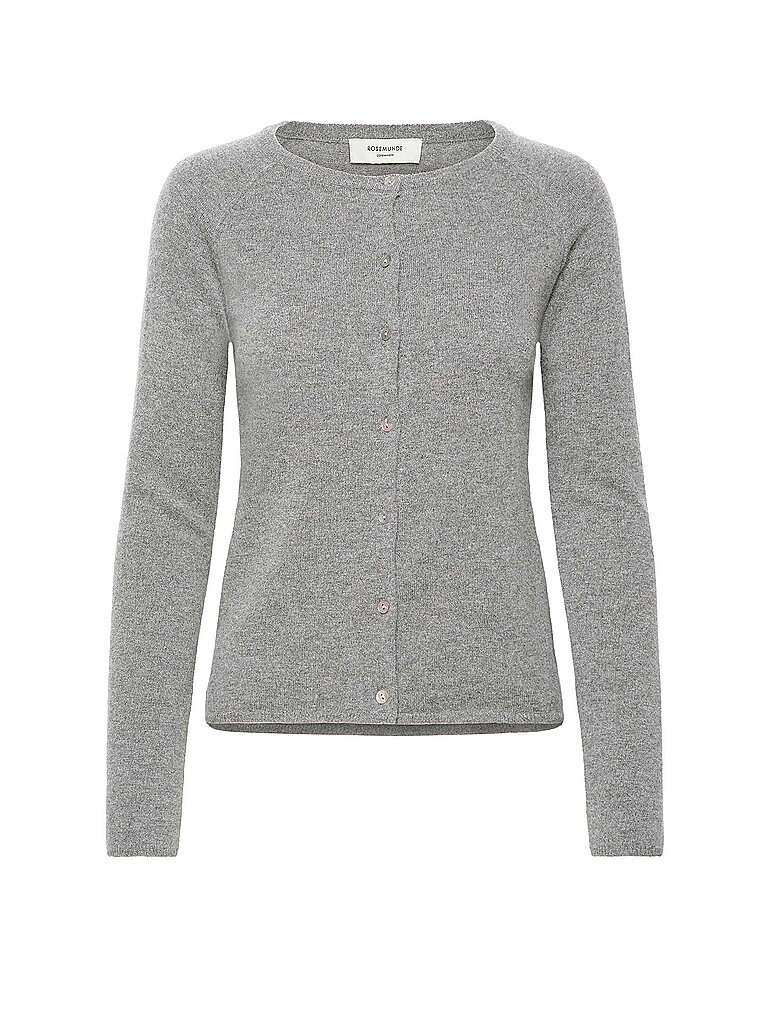 ROSEMUNDE Strickjacke hellgrau | L