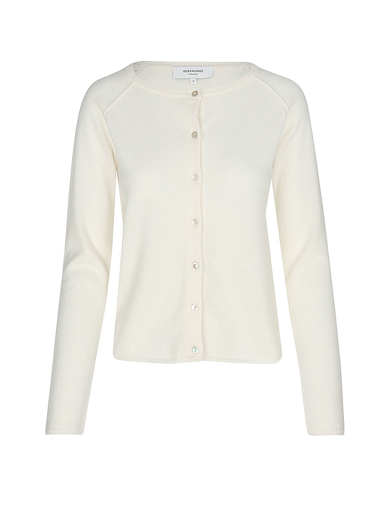 ROSEMUNDE Strickjacke weiss | XL