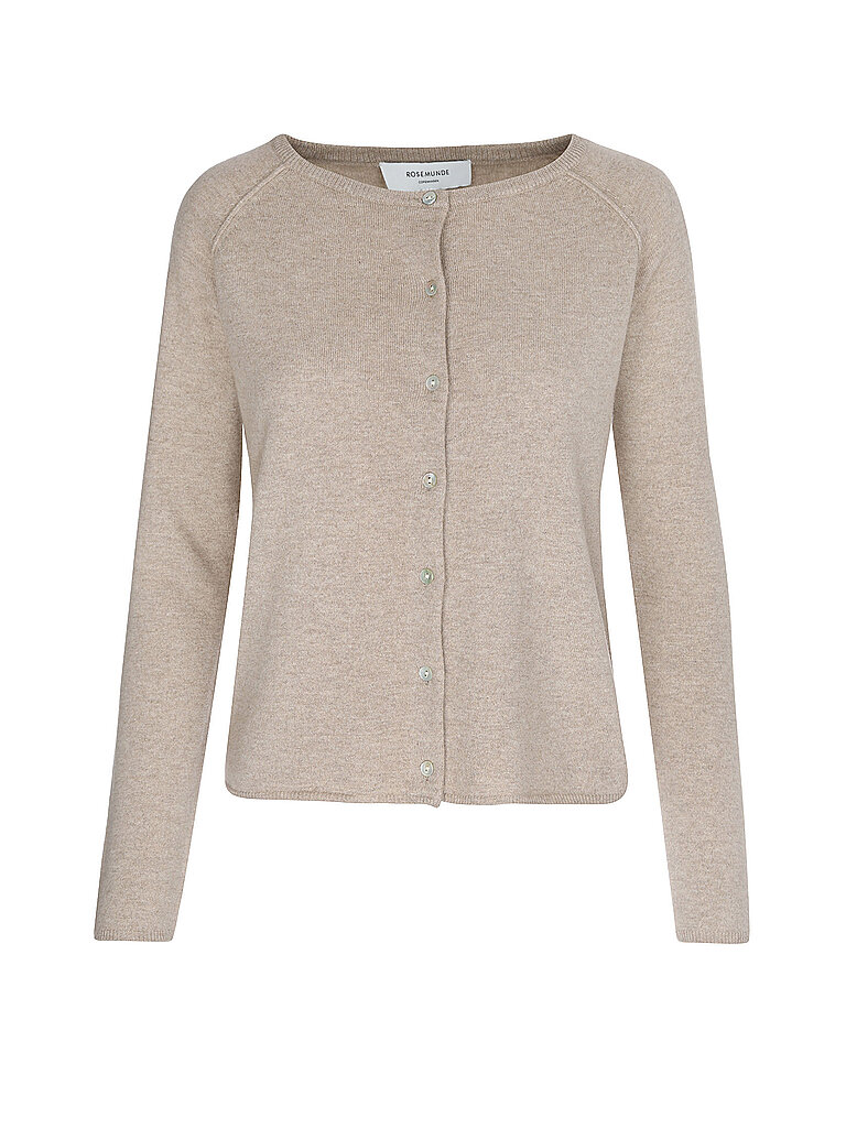 ROSEMUNDE Strickjacke hellbraun | L