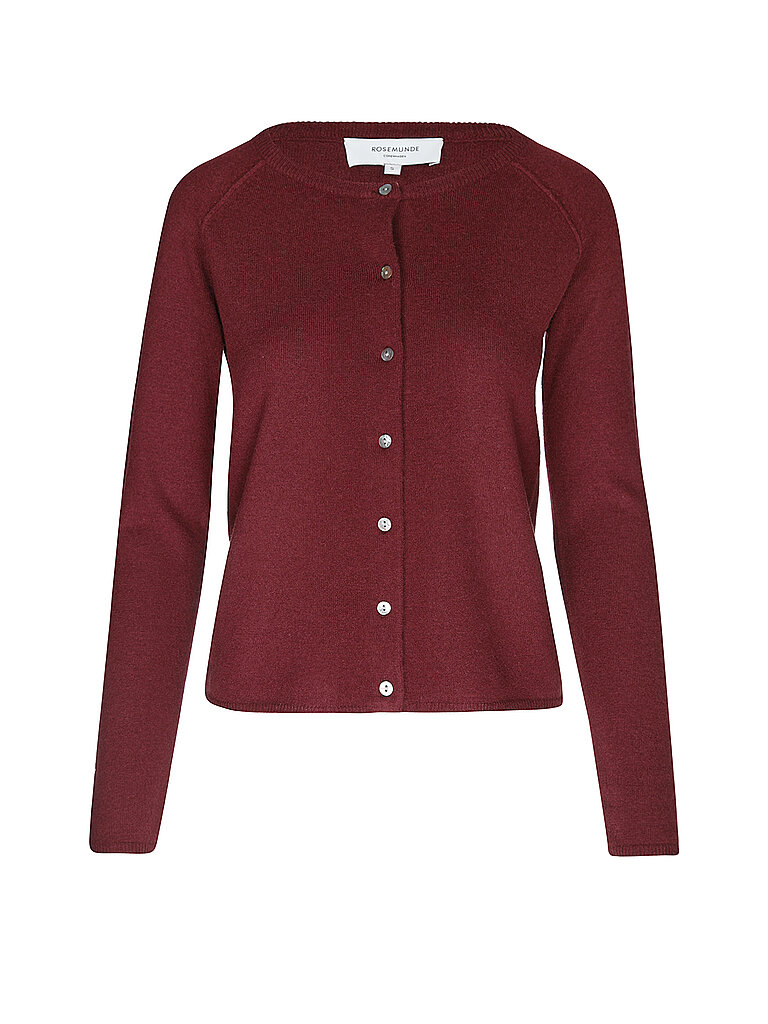 ROSEMUNDE Strickjacke LAICA dunkelrot | S