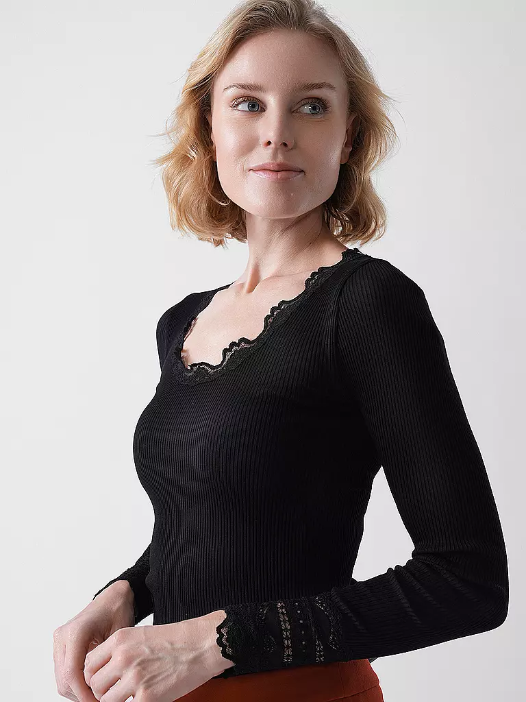 ROSEMUNDE | Langarmshirt  | schwarz