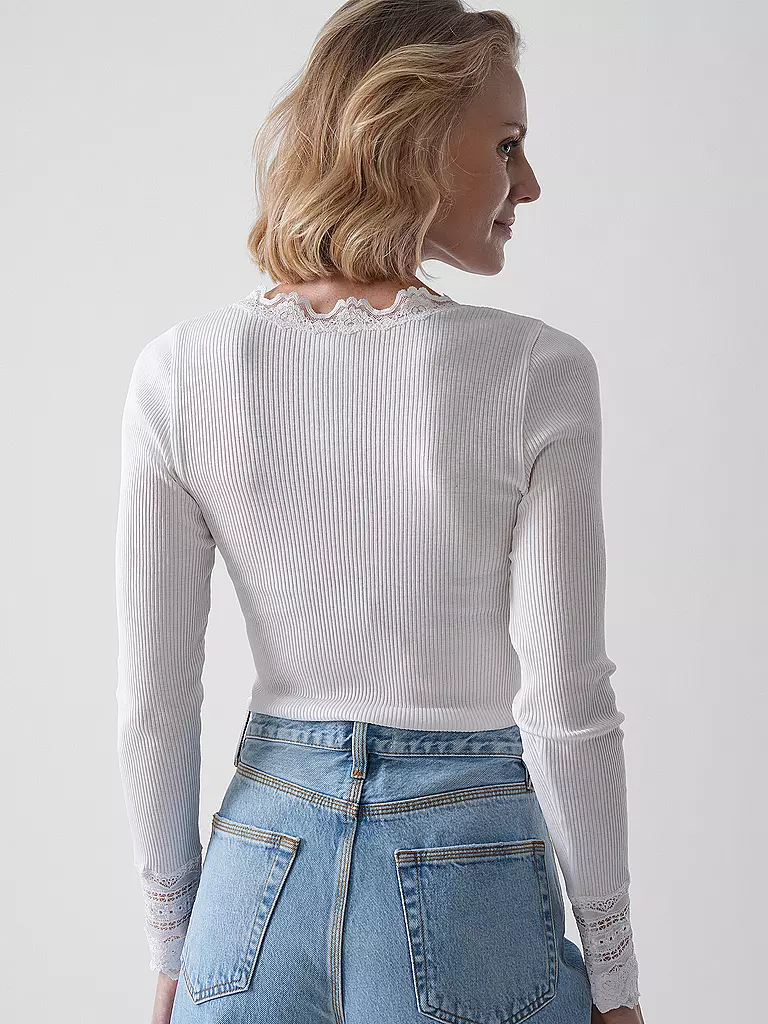 ROSEMUNDE | Langarmshirt  | weiss